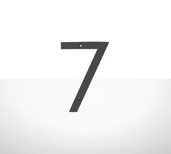 house number modern - 7