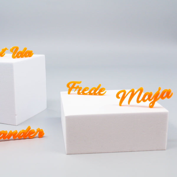 3D-gedruckte Tischkarten - 10 Stück - Typ 4
